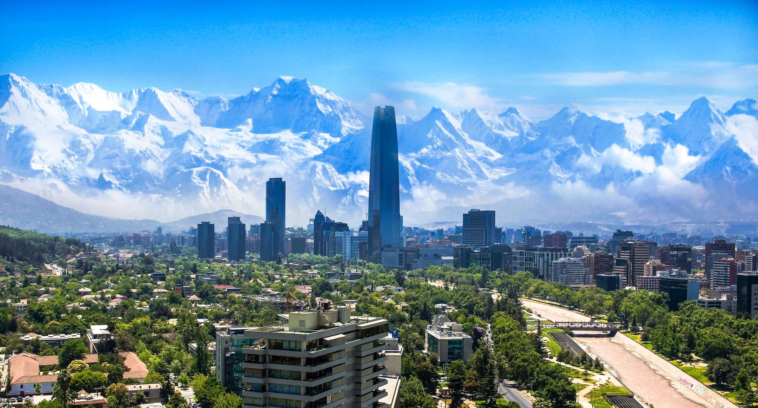 Panorama de Santiago do Chile